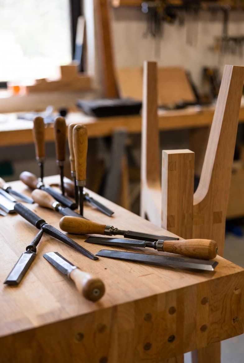 Finished custom woodworking detail from 9point75 Woodworks